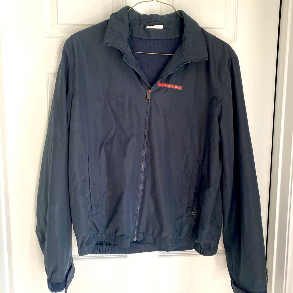 2003 vintage Prada Challenge harrington Bomber Jacket